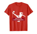 She Plays She Conquers Womens T-Shirt - Casual Everyday Wear Men Women - T-Shirt, Sweatshirt, Hoodie