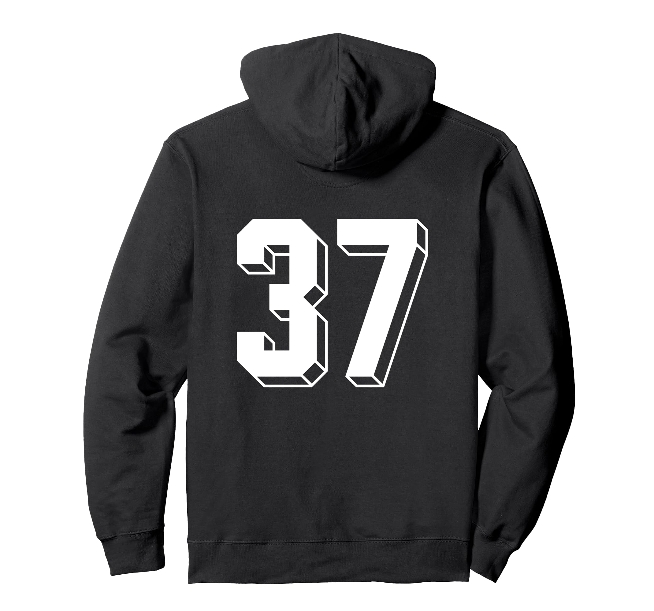 Number 37 Backside 80S 90S Team Jersey Hoodie - Aesthetic Graphic Unisex - T-Shirt, Sweatshirt, Hoodie