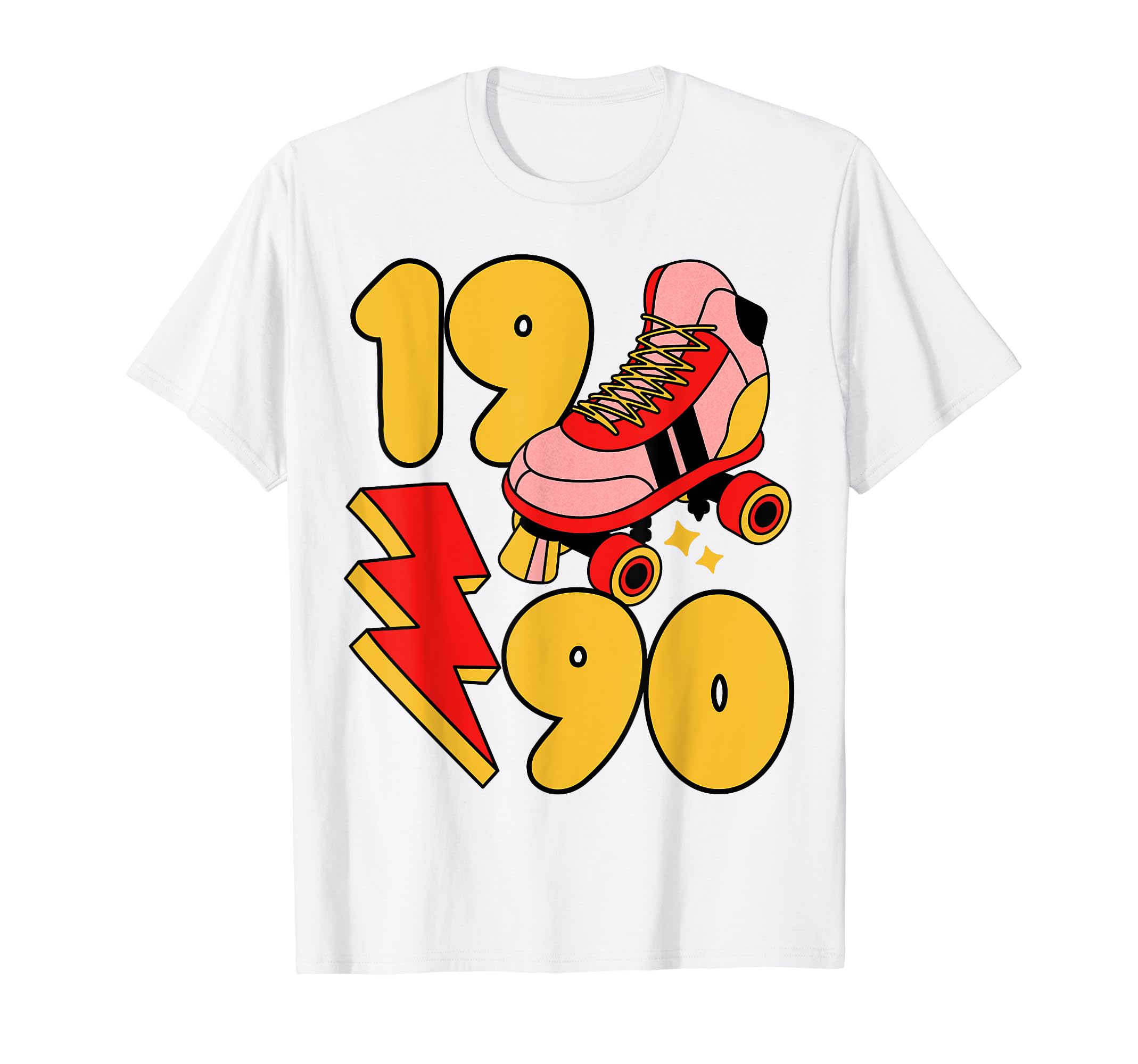1990 Roller Skate 90S Nostalgia T-Shirt - Casual Everyday Wear for Adults - T-Shirt, Sweatshirt, Hoodie