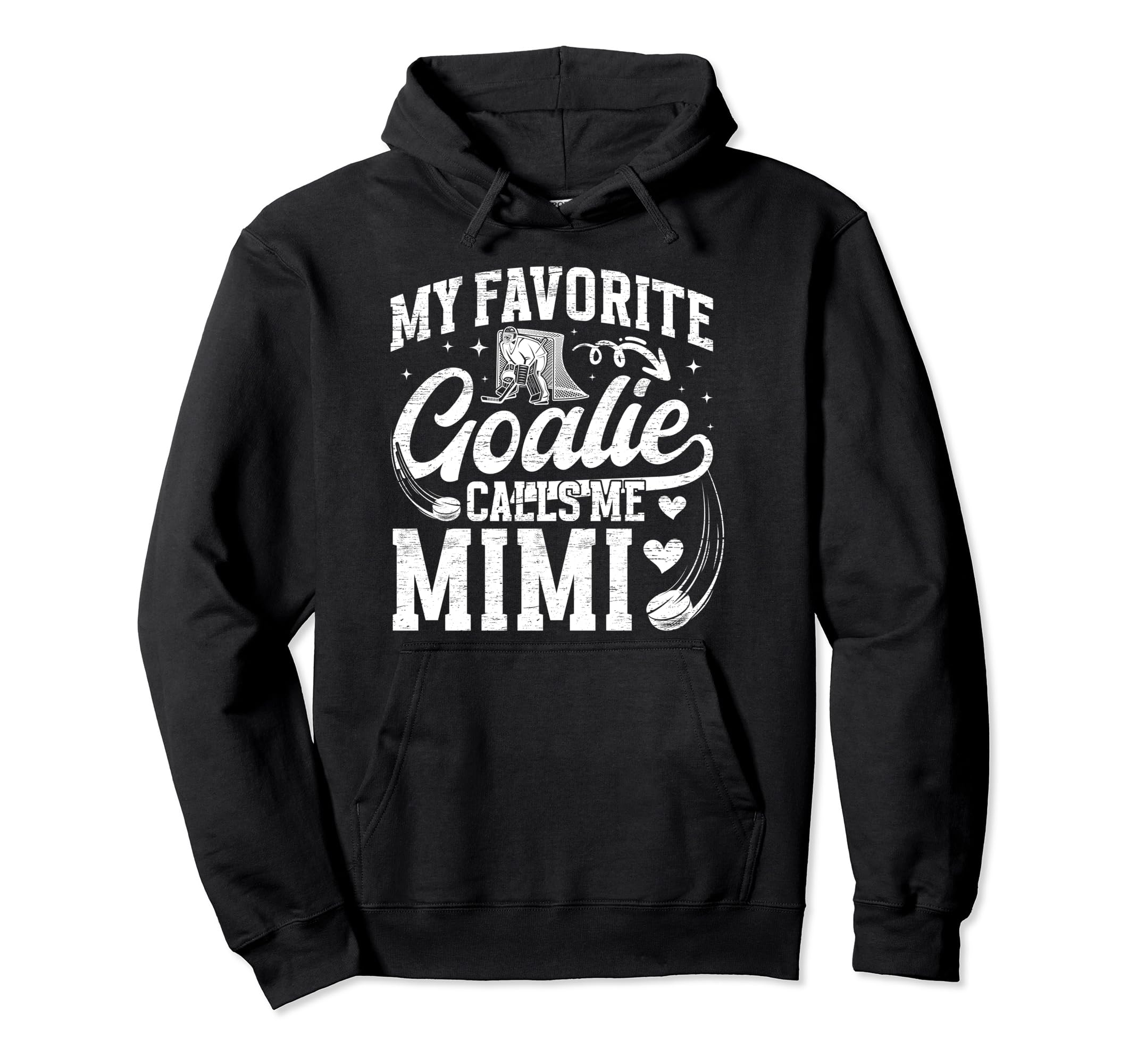 My Favorite Ice Hockey Goalie Mimi Ice Hoodie - Minimalist Print Men Women - T-Shirt, Sweatshirt, Hoodie