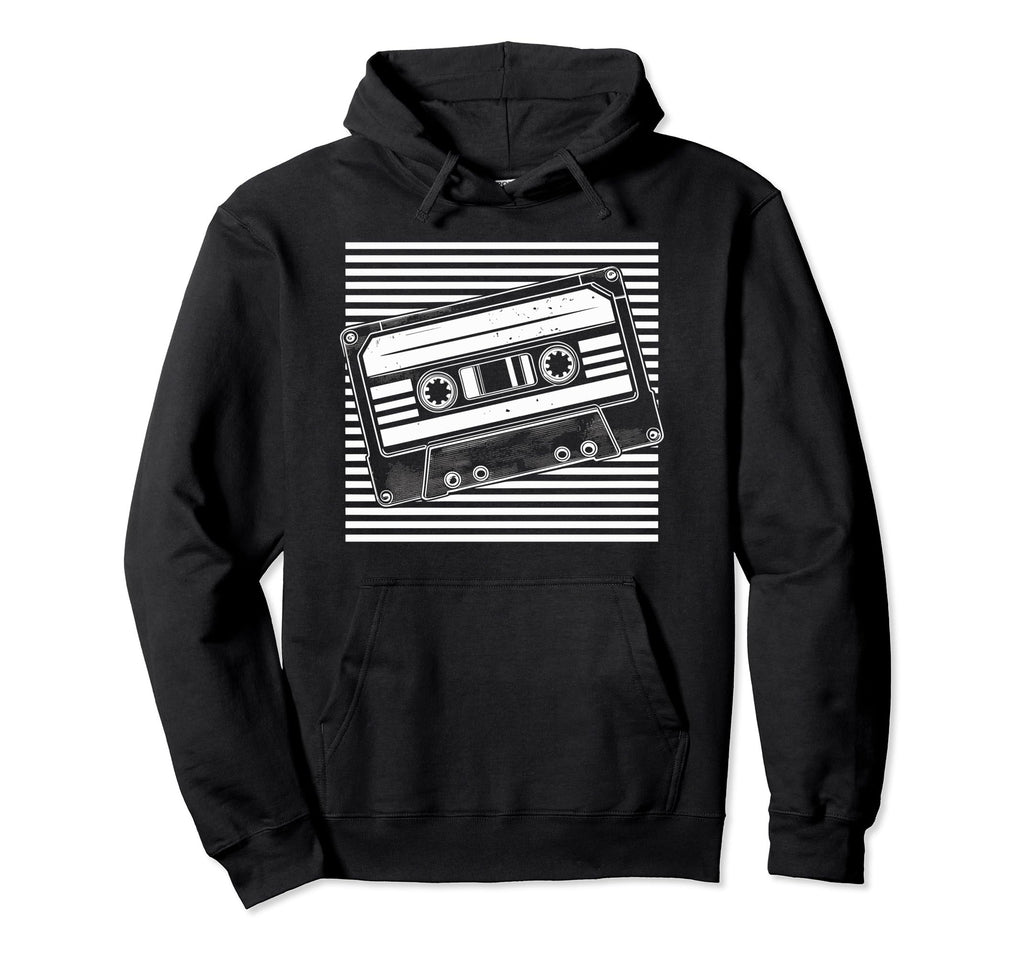 Old School Tape Cassette Mixtape Hoodie - Graphic Print Unisex - T-Shirt, Sweatshirt, Hoodie