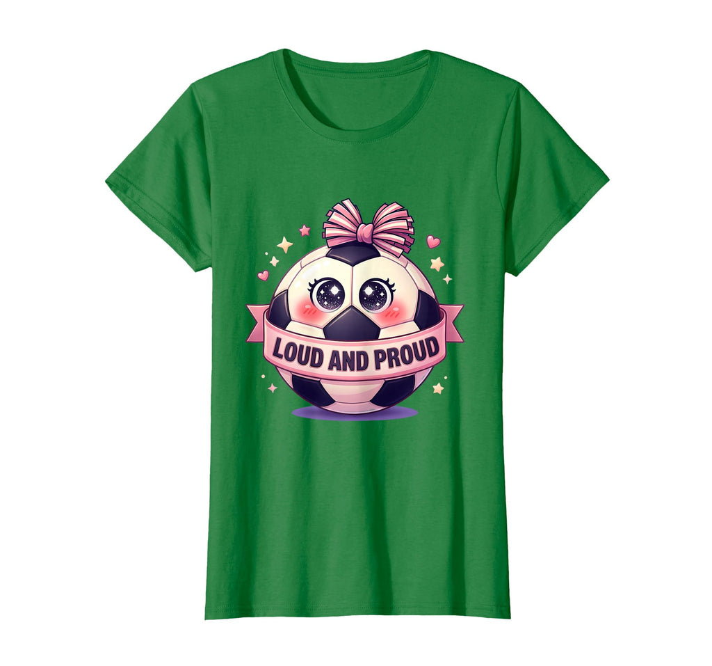 Loud And Proud Soccer Mom T-Shirt - Minimalist Print Men Women - T-Shirt, Sweatshirt, Hoodie