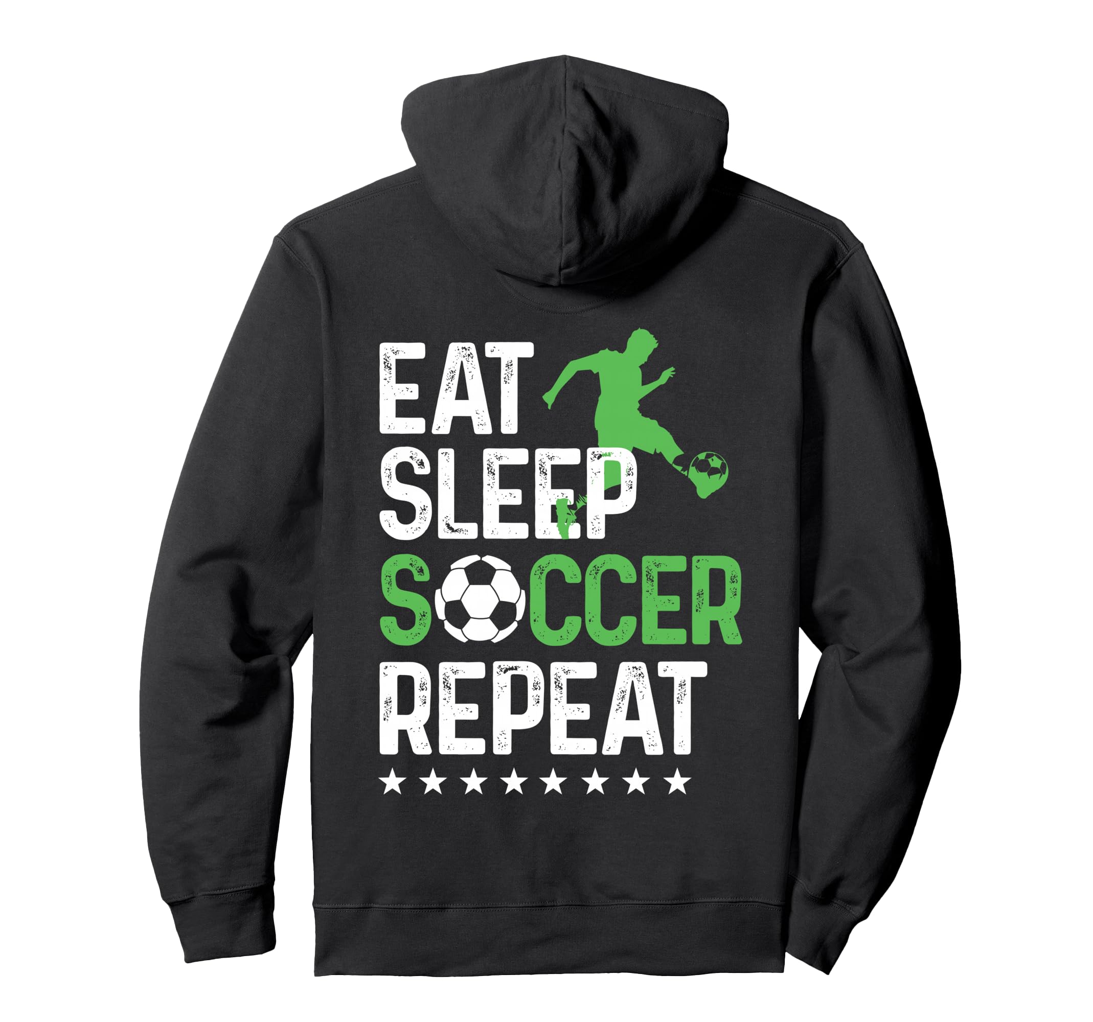 Eat Sleep Soccer Repeat Sport Player Hoodie - Minimalist Print Unisex - T-Shirt, Sweatshirt, Hoodie