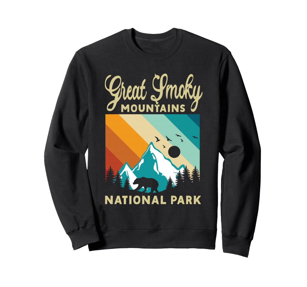 Great Smoky Mountains National Park Sweatshirt - Minimalist Print Unisex - T-Shirt, Sweatshirt, Hoodie
