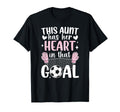 Proud Soccer Goalie Aunt Soccer T-Shirt - Custom Art Print for Adults - T-Shirt, Sweatshirt, Hoodie
