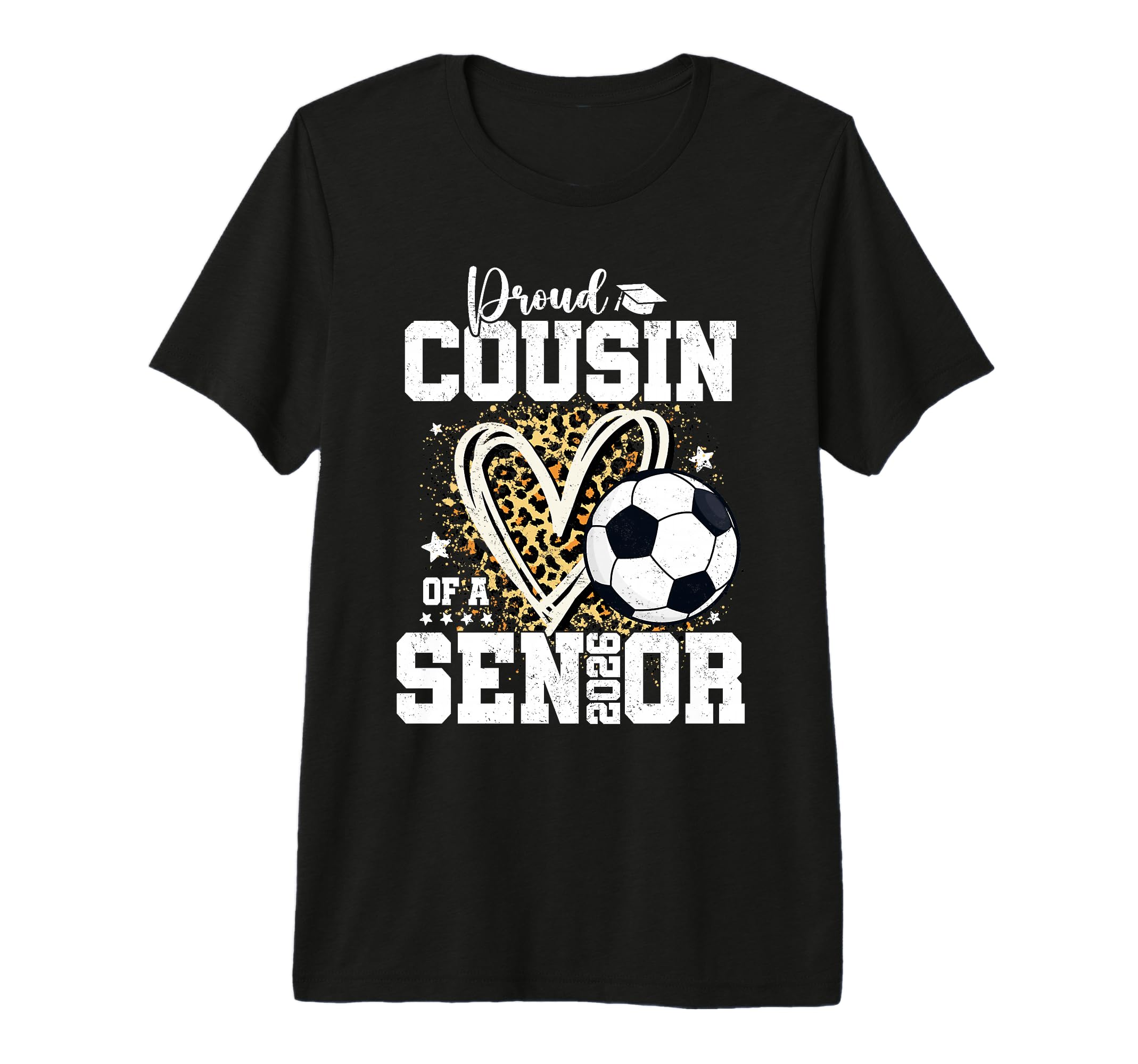 Proud Cousin 2026 Senior Soccer T-Shirt - Custom Art Print for Adults - T-Shirt, Sweatshirt, Hoodie