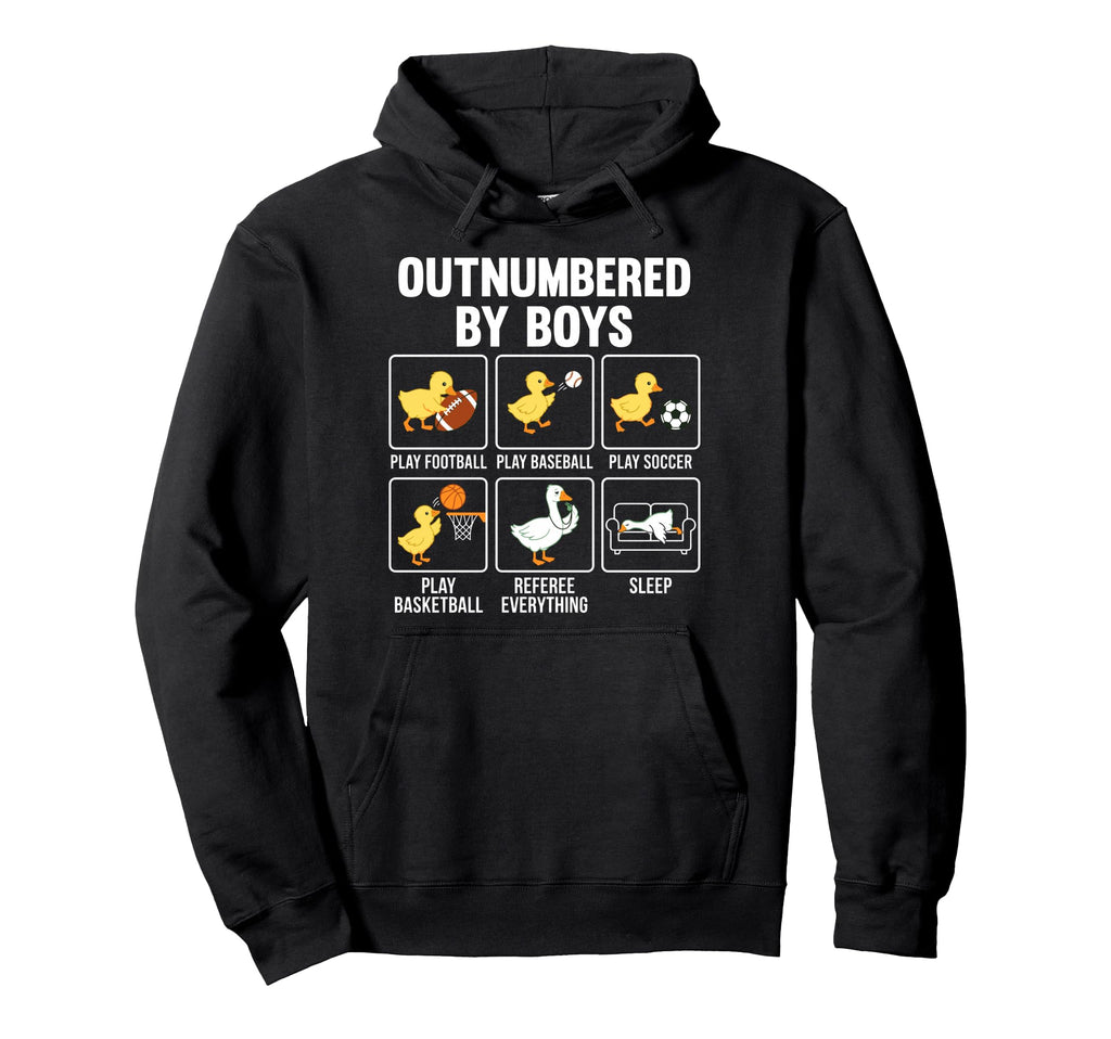 Outnumbered Ducklings Football Soccer Hoodie - Custom Art Print for Adults - T-Shirt, Sweatshirt, Hoodie