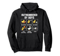 Outnumbered Ducklings Football Soccer Hoodie - Custom Art Print for Adults - T-Shirt, Sweatshirt, Hoodie