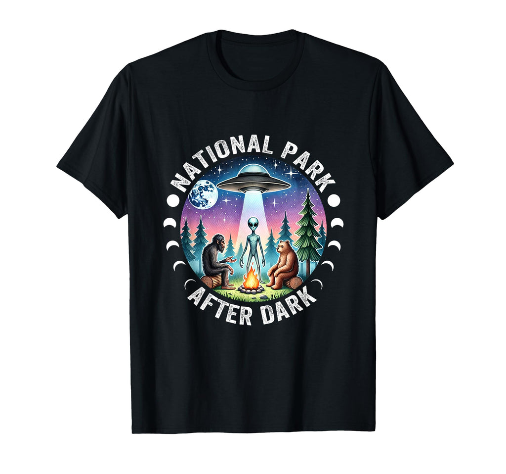 Funny National Park After Dark Big T-Shirt - Fun Novelty Design for Adults - T-Shirt, Sweatshirt, Hoodie