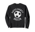 Gates County Soccer Distressed 90S Sweatshirt - Trendy Graphic Unisex - T-Shirt, Sweatshirt, Hoodie