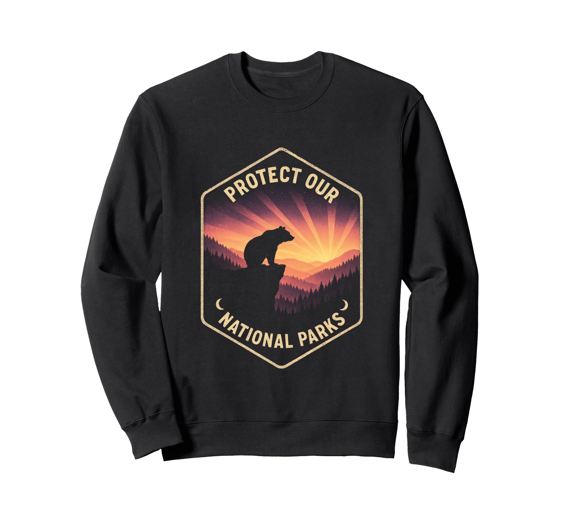 Protect Our National Parks Hiking Sweatshirt - Graphic Print for Adults - T-Shirt, Sweatshirt, Hoodie