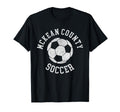 Mckean County Soccer Distressed T-Shirt - Casual Everyday Wear Men Women - T-Shirt, Sweatshirt, Hoodie