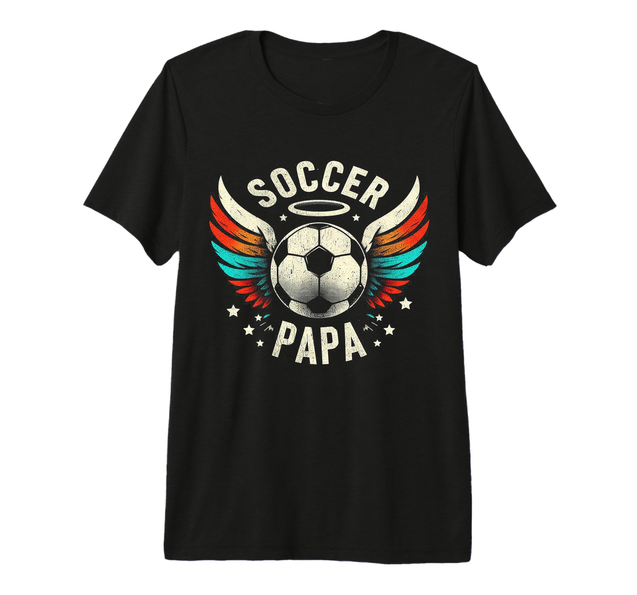 Soccer Papa Family Matching Dad Fathers T-Shirt - Unique Graphic Men Women - T-Shirt, Sweatshirt, Hoodie