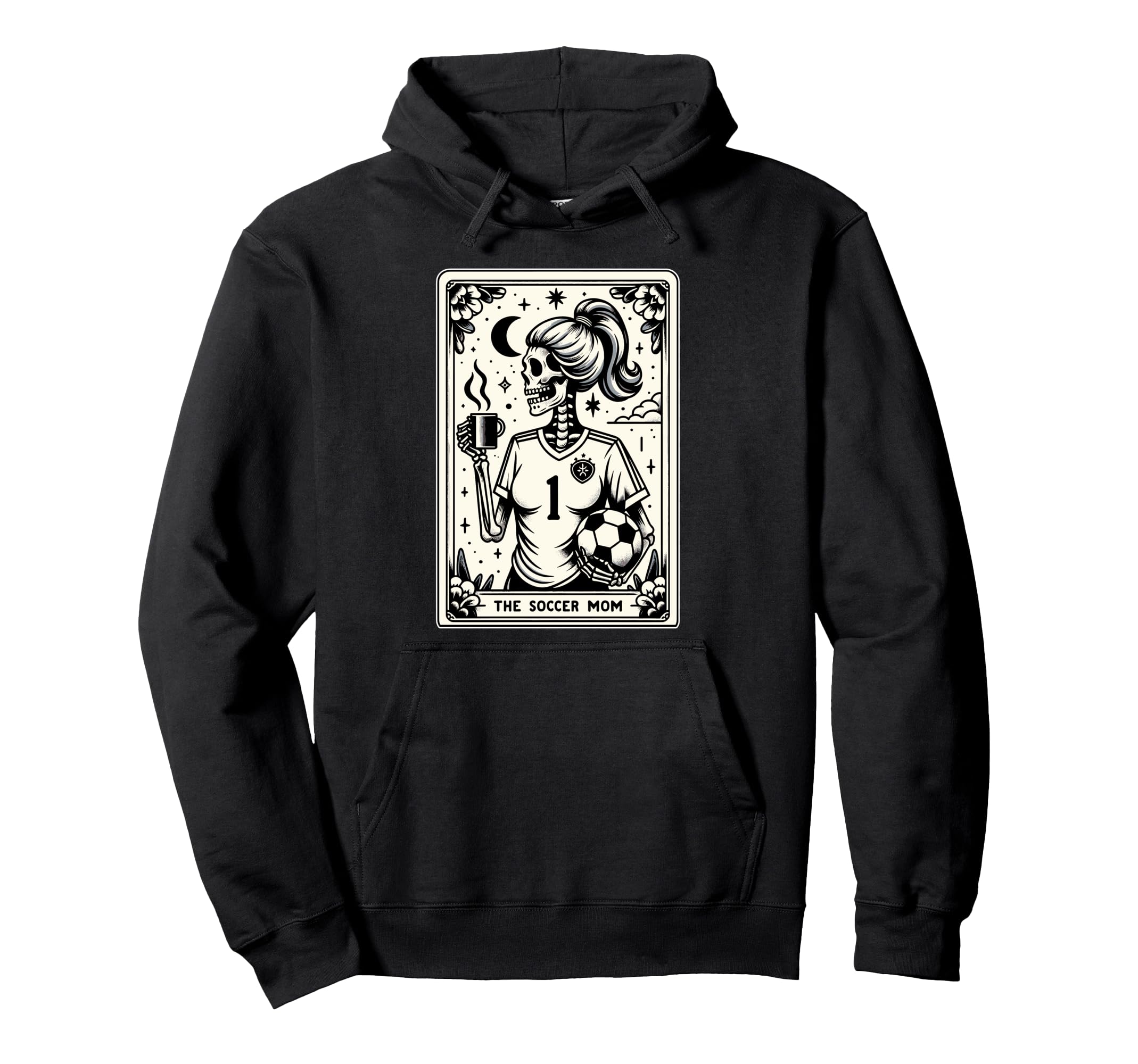 Tarot Card Soccer Mum Soccer Mom Hoodie - Aesthetic Graphic Unisex - T-Shirt, Sweatshirt, Hoodie