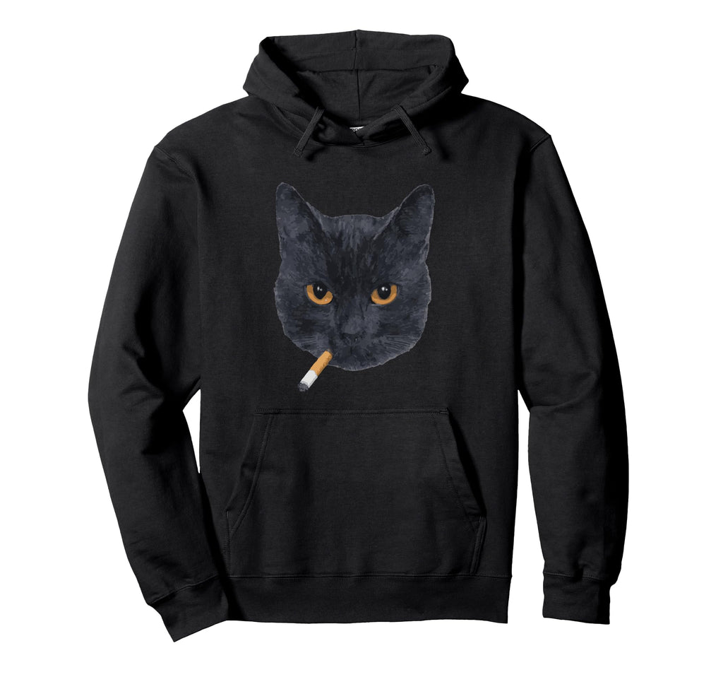 Y2K Black Cat 90S Grunge Hoodie - Aesthetic Graphic Men Women - T-Shirt, Sweatshirt, Hoodie