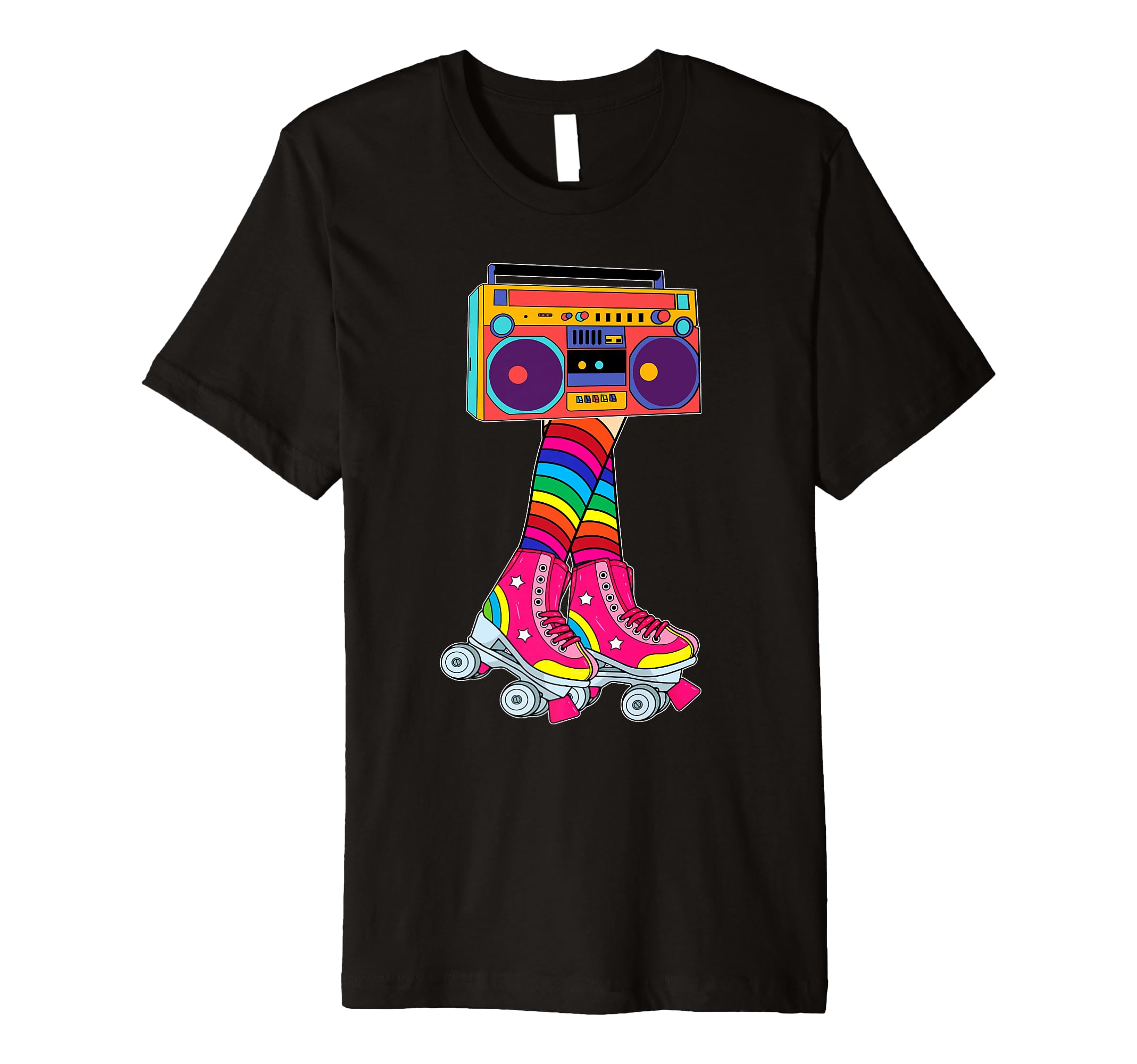 Rollerskates Funny 80S Roller Disco T-Shirt - Novelty Apparel for Adults - T-Shirt, Sweatshirt, Hoodie
