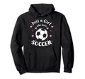 Just Who Loves Soccer Fans Soccer Hoodie - Custom Art Print for Adults - T-Shirt, Sweatshirt, Hoodie