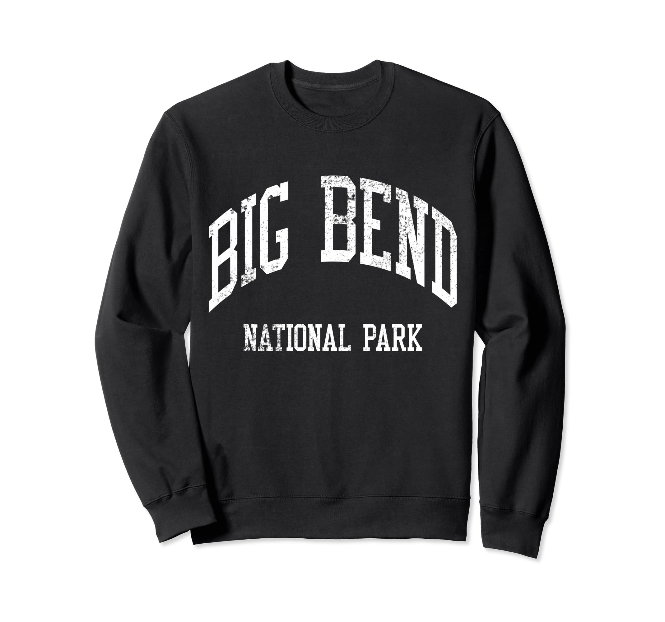 Big Bend National Park 70S College Sweatshirt - Minimalist Print Men Women - T-Shirt, Sweatshirt, Hoodie