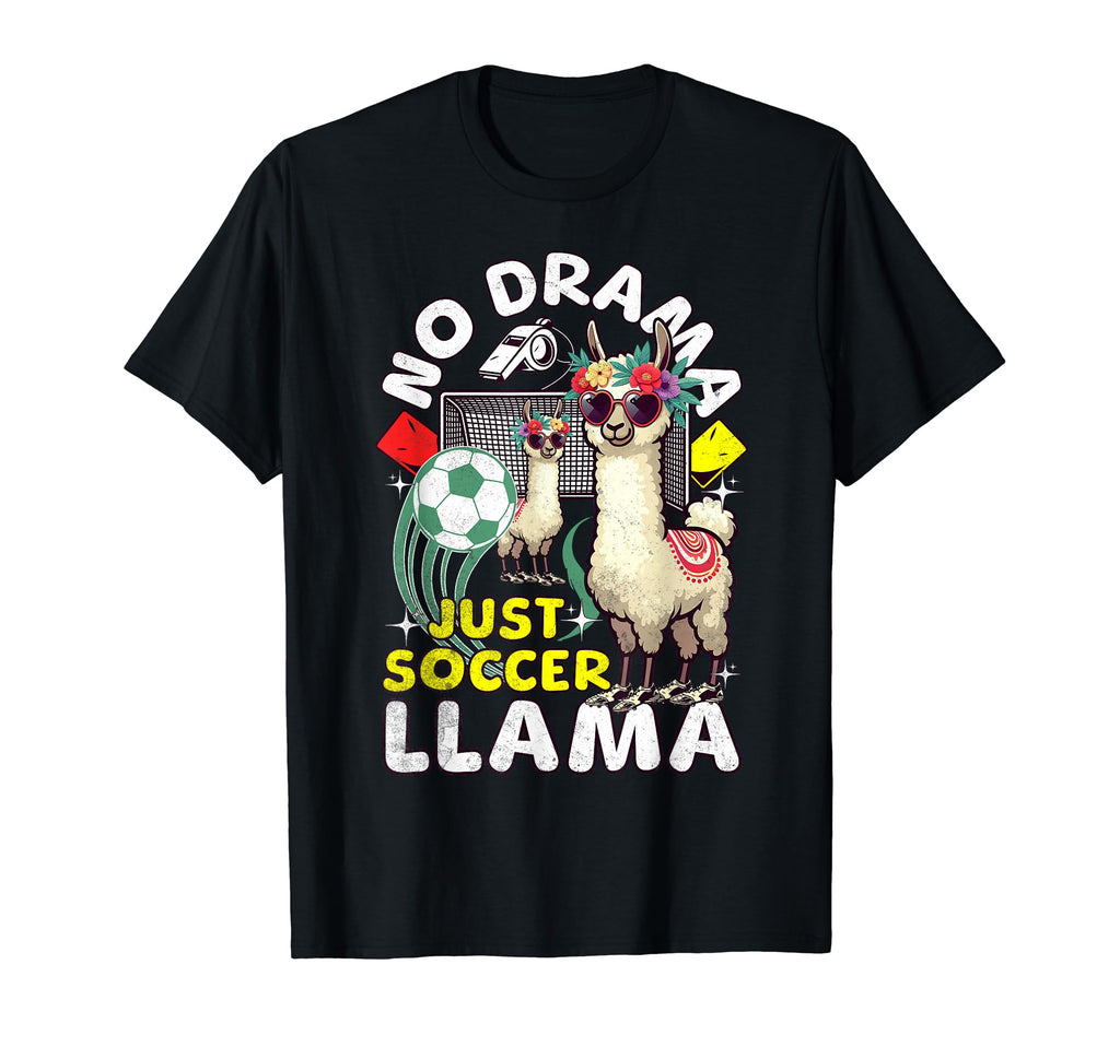 Soccer Llamas Soccer Player Goalkeeper T-Shirt - Graphic Print Men Women - T-Shirt, Sweatshirt, Hoodie