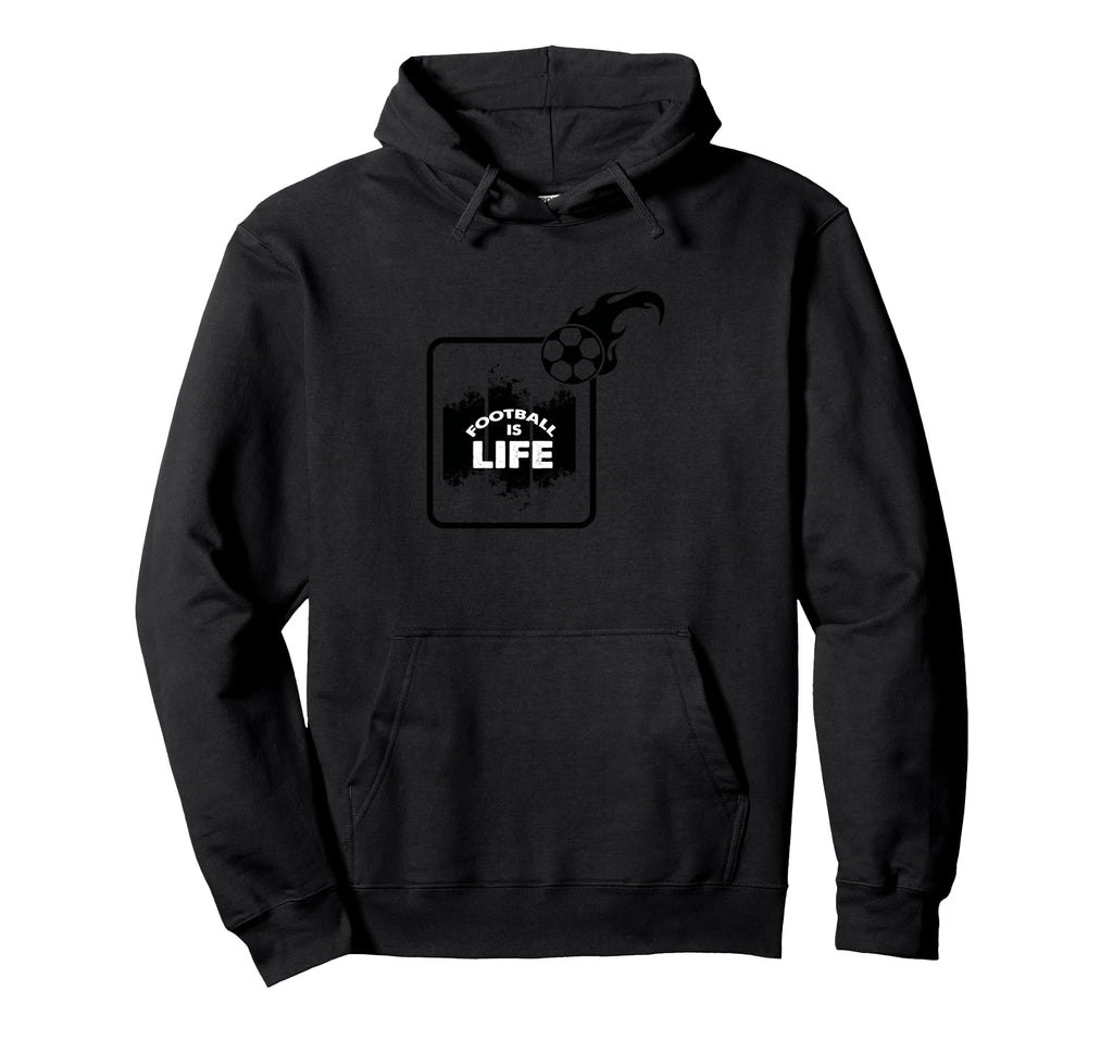 Football Fan Soccer Lover Football Is Hoodie - Custom Art Print for Adults - T-Shirt, Sweatshirt, Hoodie