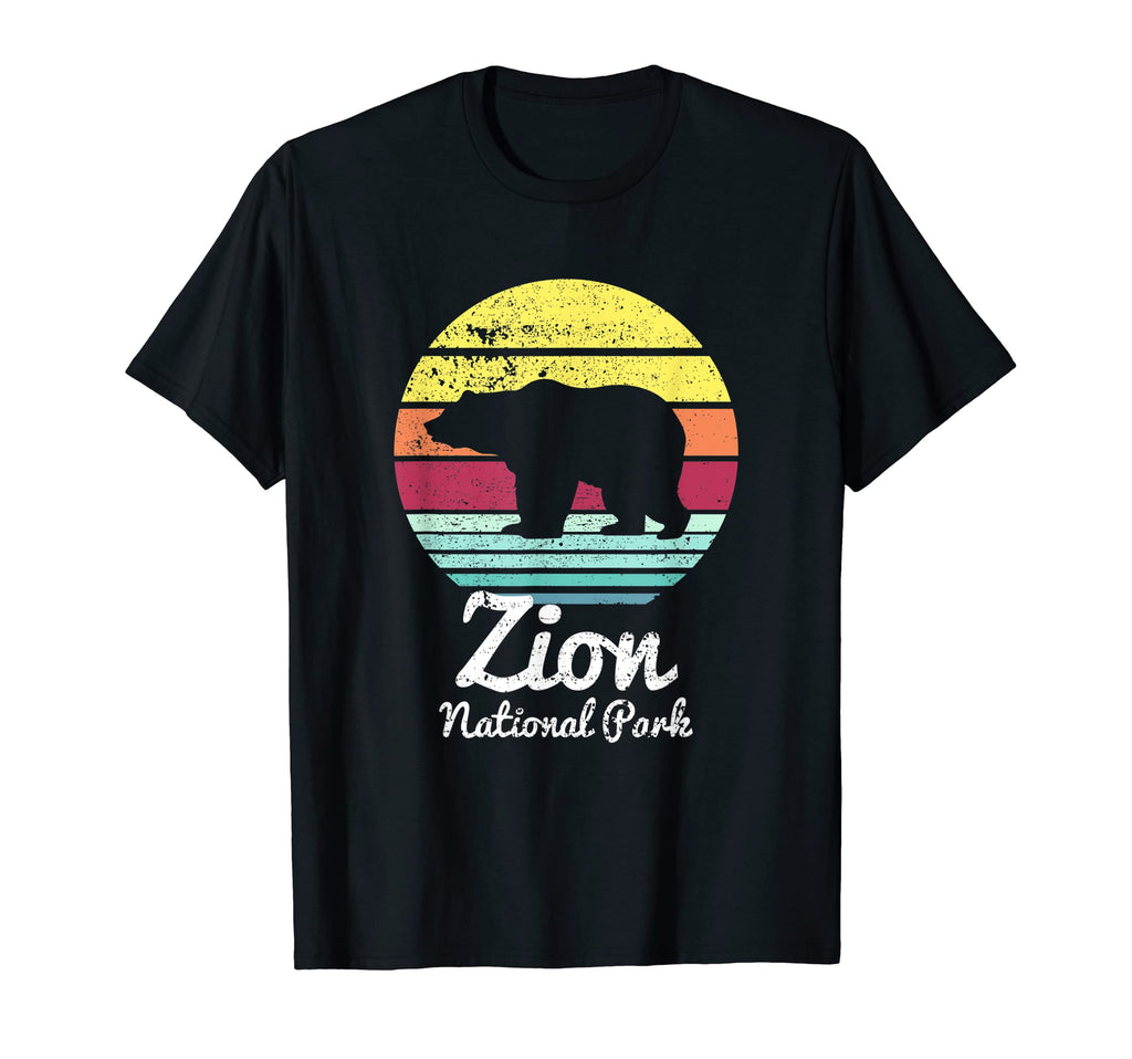 Zion National Park Utah Bear T-Shirt - Unique Graphic for Adults - T-Shirt, Sweatshirt, Hoodie