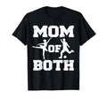 Mom Both Ballet And Soccer Funny T-Shirt - Custom Art Print Men Women - T-Shirt, Sweatshirt, Hoodie