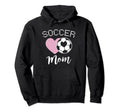 Soccer Mom Love Heart Mama Mommy Mother Hoodie - Minimalist Print Unisex - T-Shirt, Sweatshirt, Hoodie