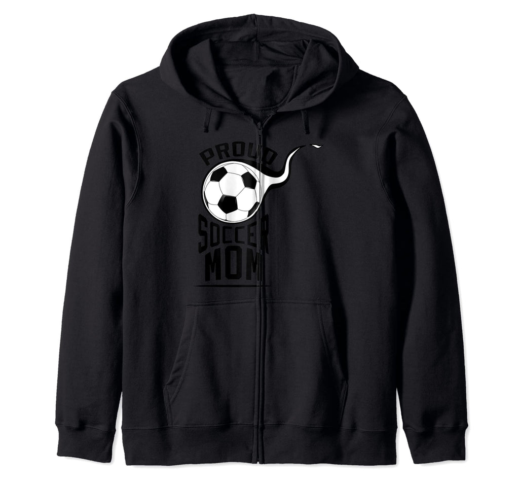 Proud Soccer Mom Mother Gift Ball Sweatshirt - Trendy Graphic for Adults - T-Shirt, Sweatshirt, Hoodie
