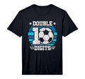 Soccer Birthday 10 Year Old Double T-Shirt - Aesthetic Graphic Unisex - T-Shirt, Sweatshirt, Hoodie