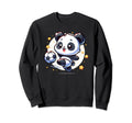 Panda Soccer Player Kicking Soccer Ball Sweatshirt - Graphic Print Unisex - T-Shirt, Sweatshirt, Hoodie