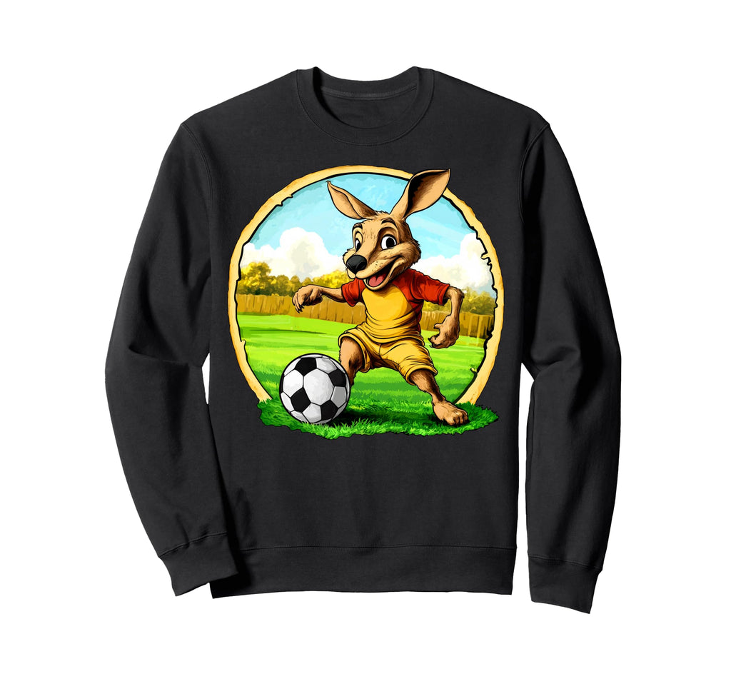 Kangaroo Footballer Sweatshirt - Fun Novelty Design Unisex - T-Shirt, Sweatshirt, Hoodie