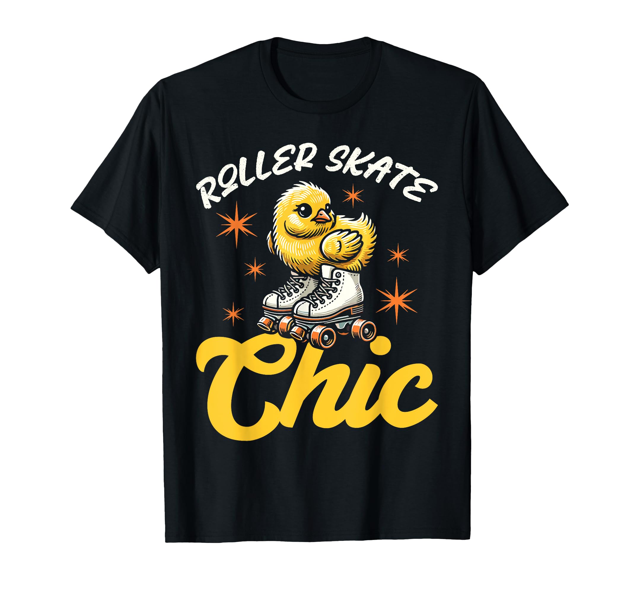 Roller Skating Skate 1970S Chicken T-Shirt - Streetwear Style Men Women - T-Shirt, Sweatshirt, Hoodie