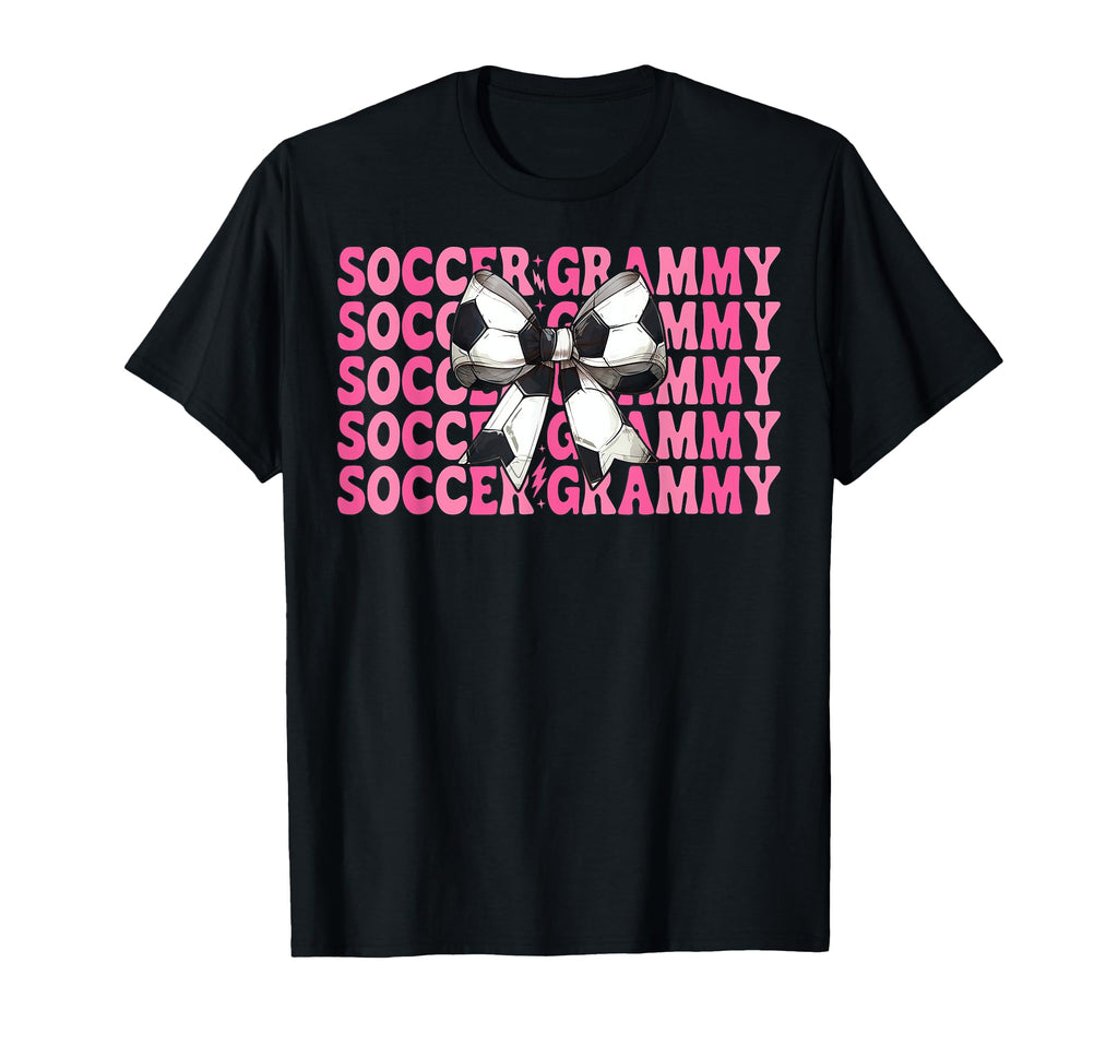 Soccer Grammy Soccer Grandma Coquette T-Shirt - Aesthetic Graphic Unisex - T-Shirt, Sweatshirt, Hoodie