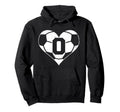 Soccer Number 0 Jersey Funny Soccer Hoodie - Novelty Apparel Men Women - T-Shirt, Sweatshirt, Hoodie