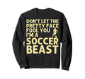 Soccer Art Teen Goalie Soccer Player Sweatshirt - Graphic Print for Adults - T-Shirt, Sweatshirt, Hoodie