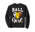 Ball Sports Heart Soccer Softball Sweatshirt - Streetwear Style Men Women - T-Shirt, Sweatshirt, Hoodie
