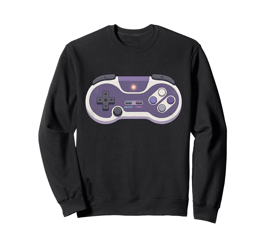 Mode Gamer 16 Bit Controller Sweatshirt - Unique Graphic Unisex - T-Shirt, Sweatshirt, Hoodie