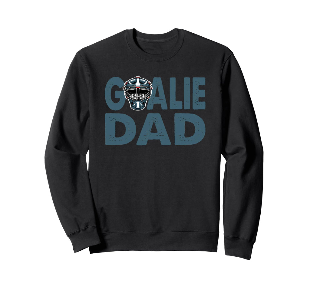 Ice Hockey Goalkeeper Dad Sweatshirt - Minimalist Print Men Women - T-Shirt, Sweatshirt, Hoodie