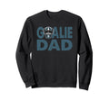 Ice Hockey Goalkeeper Dad Sweatshirt - Minimalist Print Men Women - T-Shirt, Sweatshirt, Hoodie