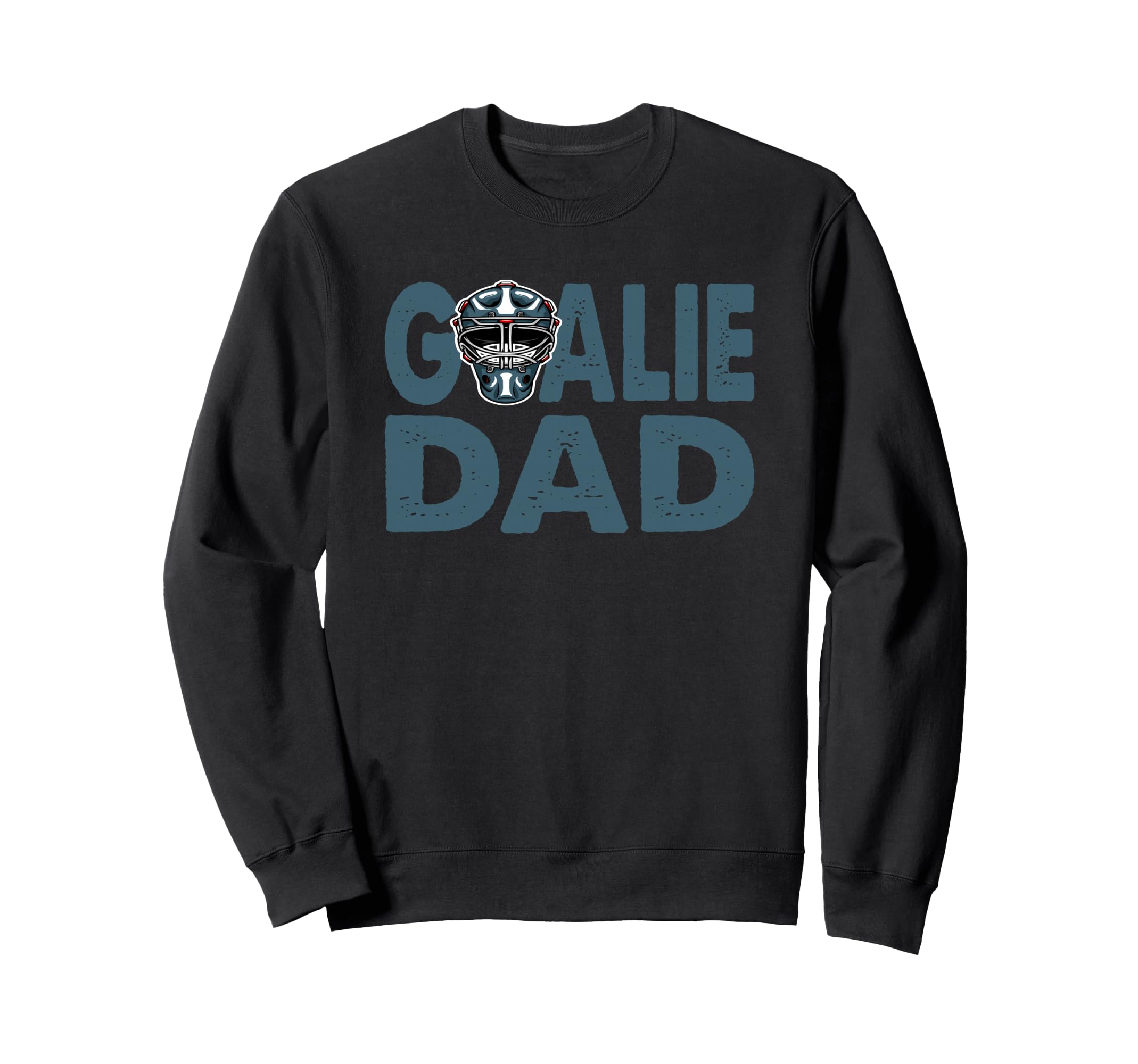 Ice Hockey Goalkeeper Dad Sweatshirt - Minimalist Print Men Women - T-Shirt, Sweatshirt, Hoodie