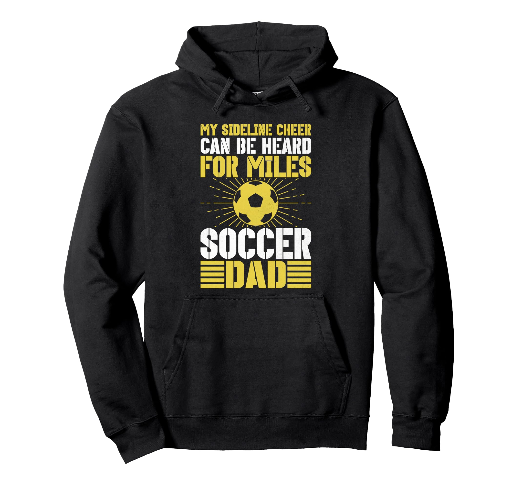 My Sideline Cheer Can Be Heard Miles Hoodie - Minimalist Print Men Women - T-Shirt, Sweatshirt, Hoodie
