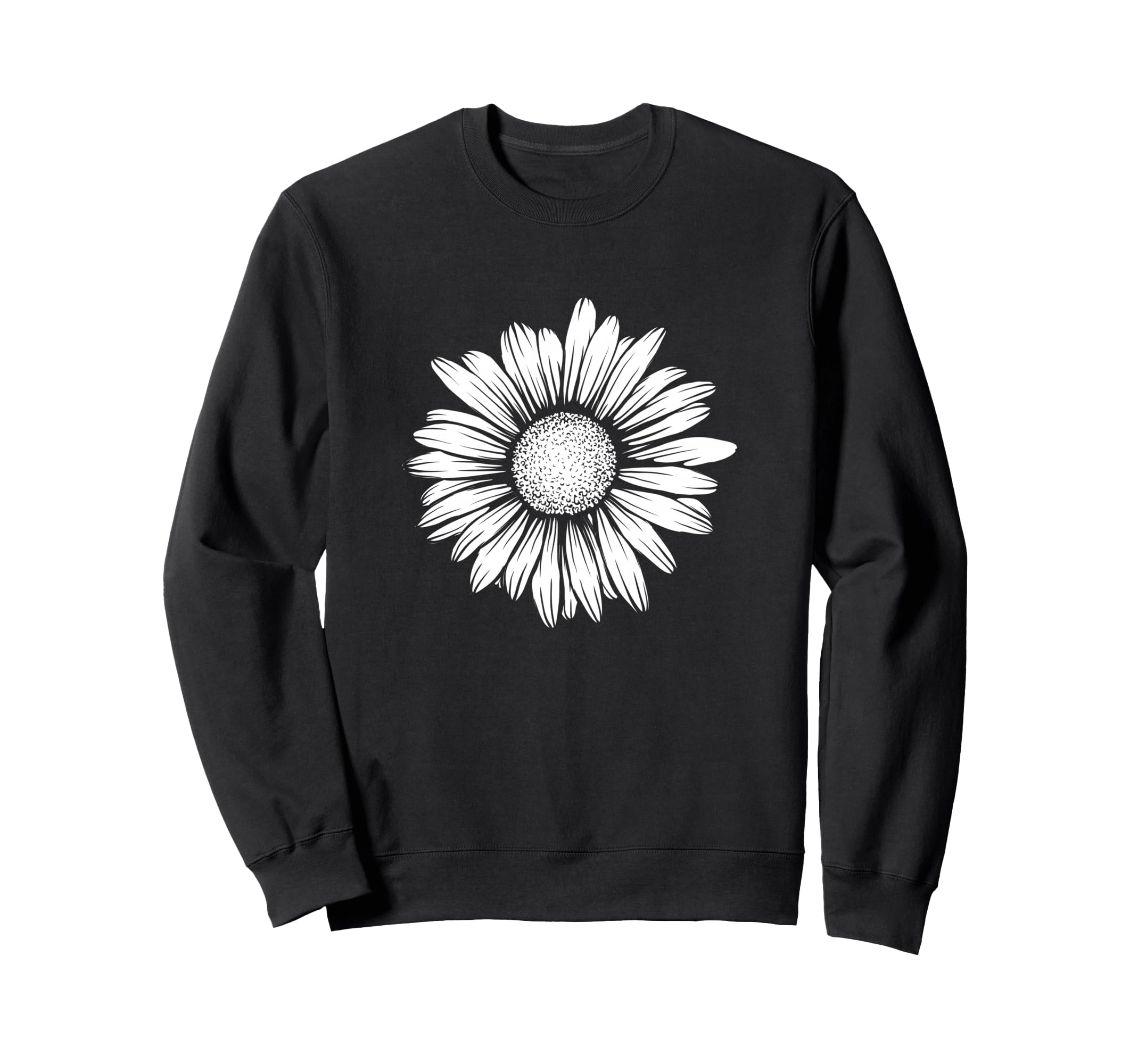 60S 70S Boho Hippie Floral Sweatshirt - Fun Novelty Design Men Women - T-Shirt, Sweatshirt, Hoodie