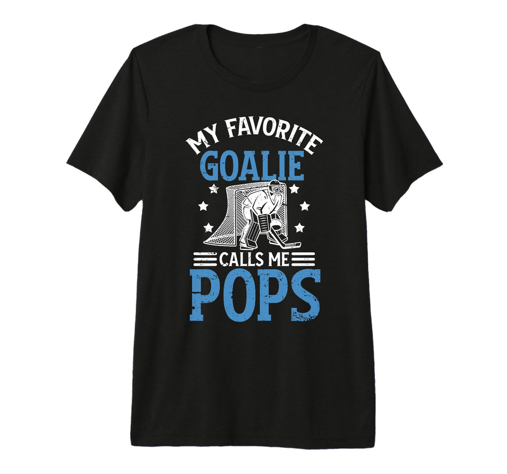 Mens My Favorite Ice Hockey Goalie T-Shirt - Custom Art Print for Adults - T-Shirt, Sweatshirt, Hoodie