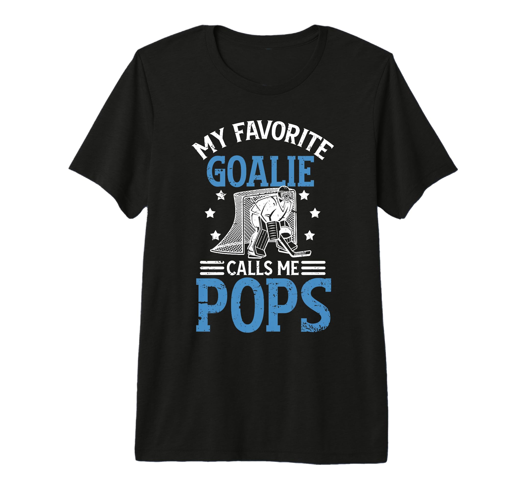 Mens My Favorite Ice Hockey Goalie T-Shirt - Custom Art Print for Adults - T-Shirt, Sweatshirt, Hoodie