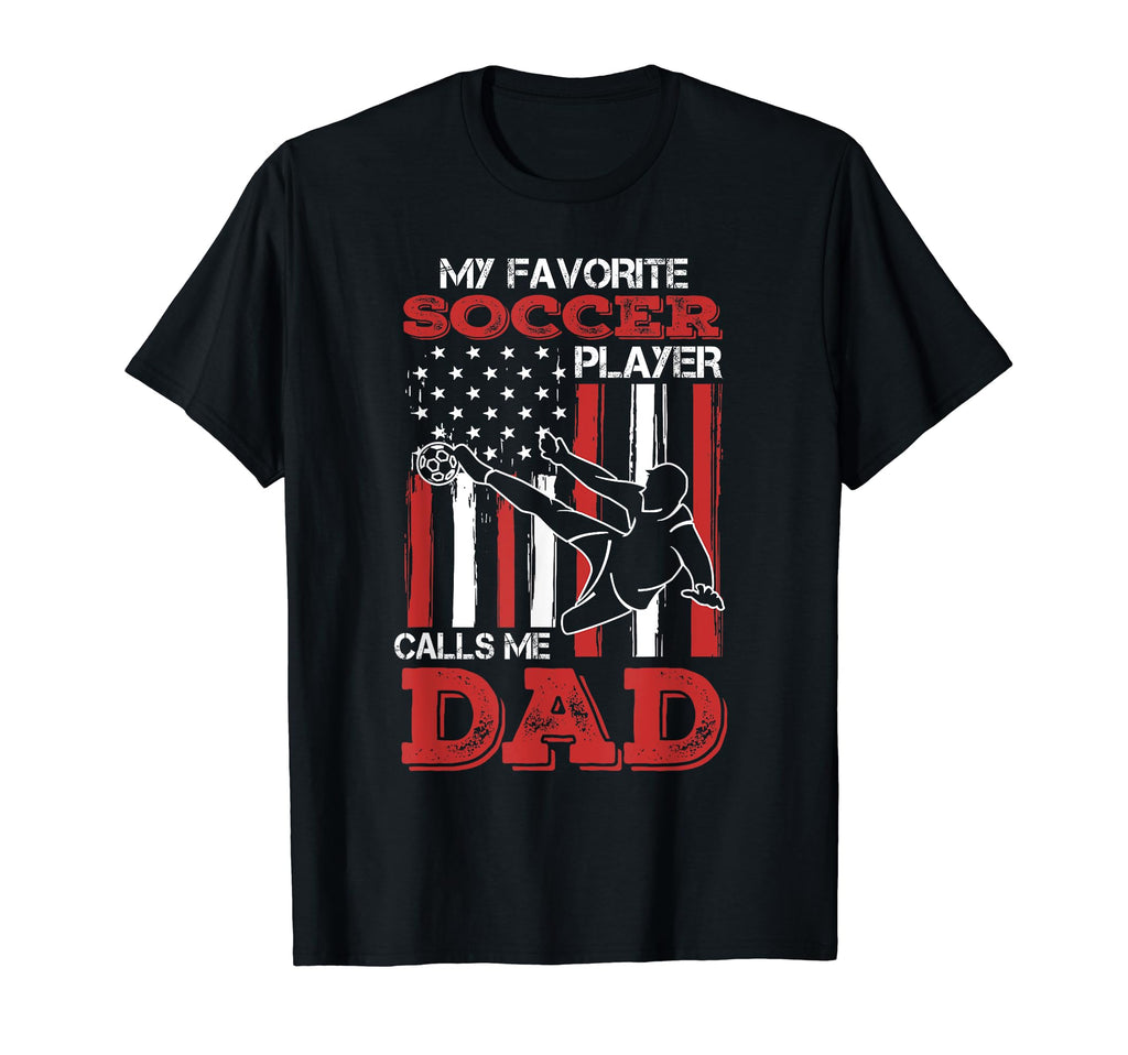 Awesome Fathers Day Soccer Dad Gift T-Shirt - Custom Art Print for Adults - T-Shirt, Sweatshirt, Hoodie
