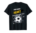Play Heart Sports Soccer T-Shirt - Aesthetic Graphic Unisex - T-Shirt, Sweatshirt, Hoodie