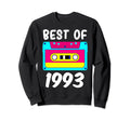 Best 1993 Futuristic Cassette Sweatshirt - Casual Everyday Wear Men Women - T-Shirt, Sweatshirt, Hoodie