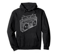 80S 90S Old School Music Hip Hop Hoodie - Fun Novelty Design Men Women - T-Shirt, Sweatshirt, Hoodie