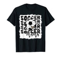 Soccer Mama Heart Leopard Mothers Day T-Shirt - Trendy Graphic for Adults - T-Shirt, Sweatshirt, Hoodie