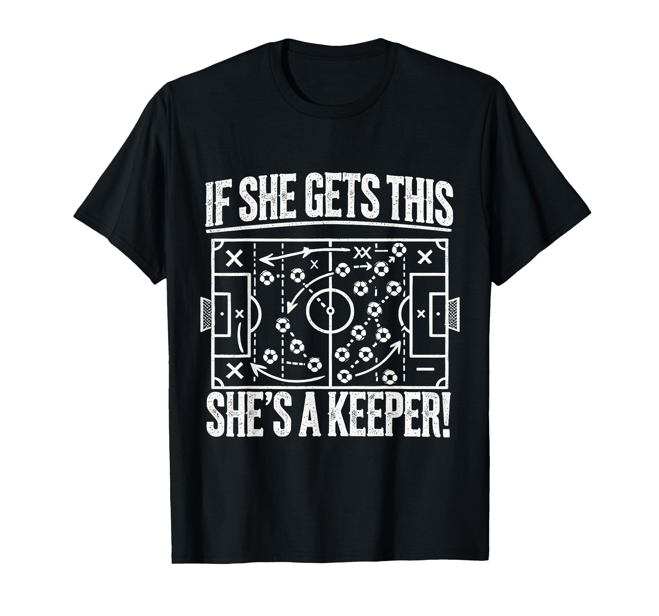 Soccer Goalie Art Soccer Coach Gifts Gag T-Shirt - Unique Graphic Unisex - T-Shirt, Sweatshirt, Hoodie